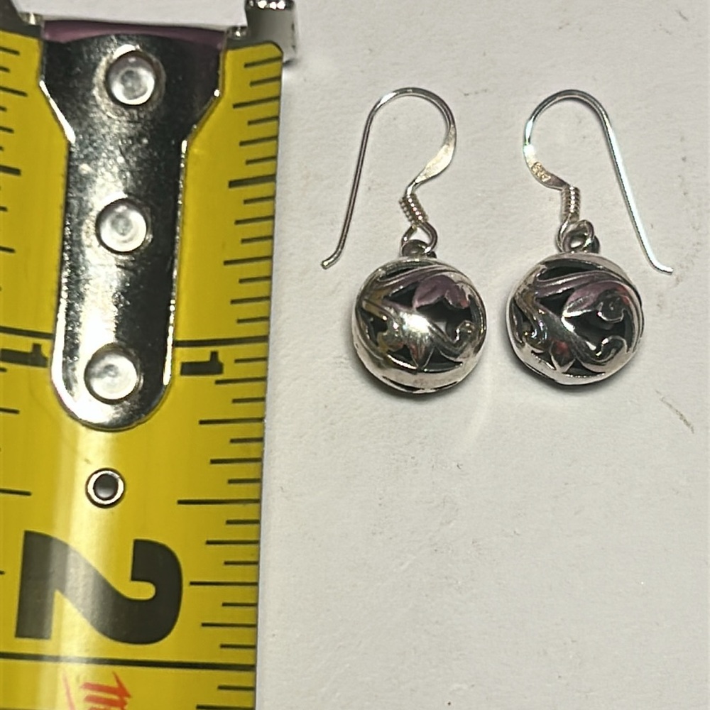 Silpada SIMPLE DELIGHT Filigree Ball Earrings - Picture 8 of 8